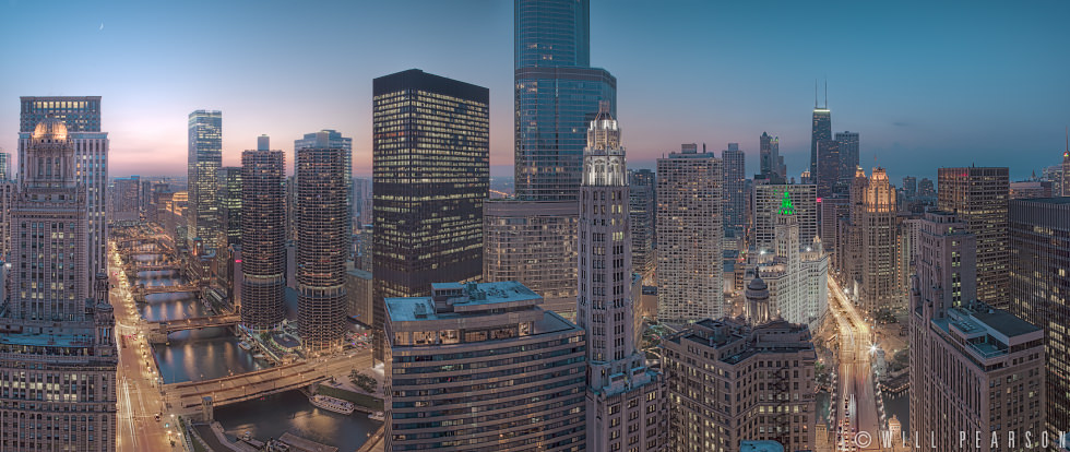 East Wacker Meets North Michigan Avenue