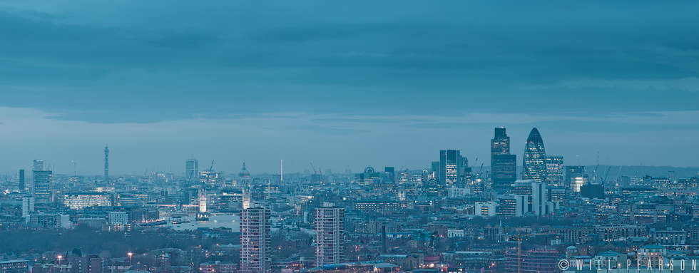 London Cityscape, Dusk