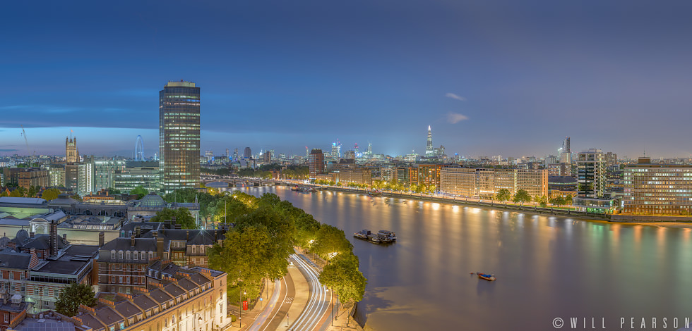 Millbank Night Panorama