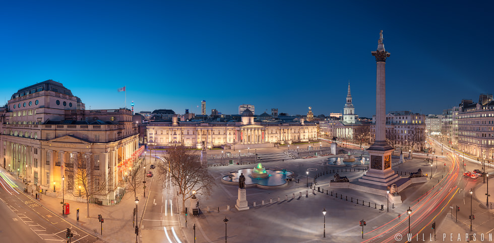 Trafalgar Square at Night