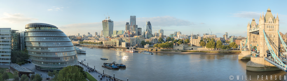 Tower Bridge and the City of London