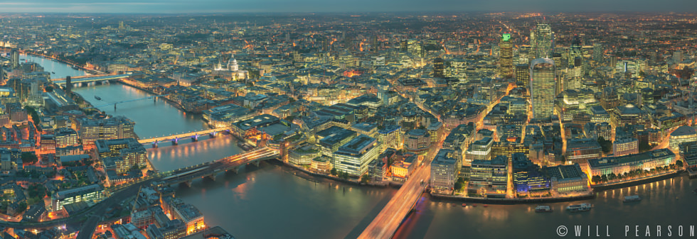 The Shard View Night Crop 2, 2014