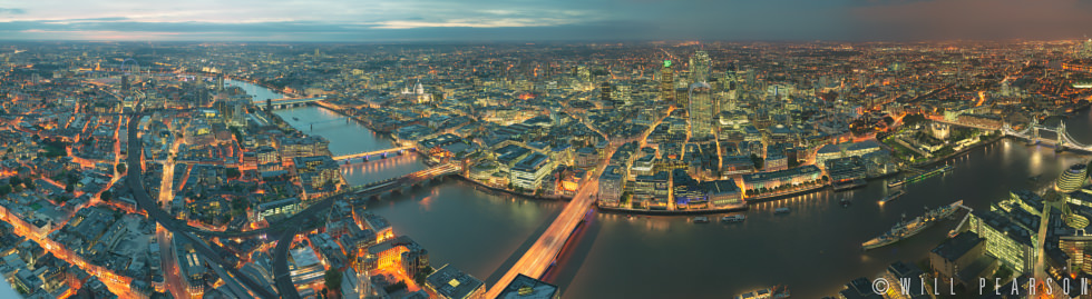 The Shard View Night Crop, 2014