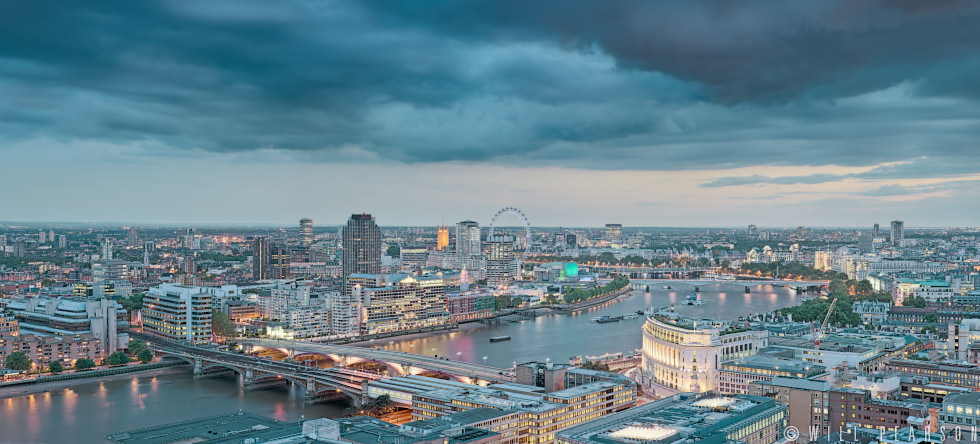 View from St Paul's to Blackfriars